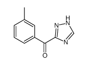 (3-methylphenyl)-(1H-1,2,4-triazol-5-yl)methanone结构式