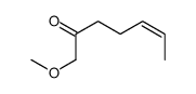 1-methoxyhept-5-en-2-one Structure