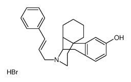 Morphinan-3-ol,17-cinnamyl-,hydrobromide,(-) Structure