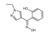 6-[(1-ethylpyrazol-4-yl)-(hydroxyamino)methylidene]cyclohexa-2,4-dien-1-one Structure