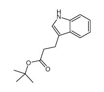 2-Methyl-2-propanyl 3-(1H-indol-3-yl)propanoate Structure