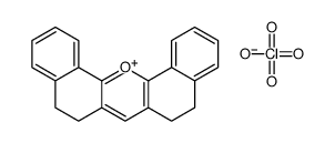 5,6,8,9-Tetrahydrodibenzo(c,h)xanthylium perchlorate Structure