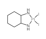 Platinum,[(1R,2R)-1,2-cyclohexanediamine-kN1,kN2]diiodo-, (SP-4-2)-结构式