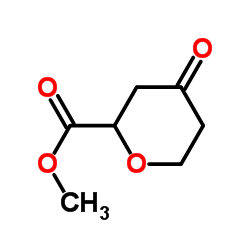 2H-Pyran-2-carboxylicacid,tetrahydro-4-oxo-,methylester(9CI) structure