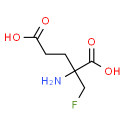 alpha-(fluoromethyl)glutamic acid structure