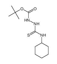 tert-butyl 2-(cyclohexylcarbamothioyl)hydrazine-1-carboxylate结构式