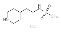 N-(2-(哌啶-4-基)乙基)甲磺酰胺盐酸盐结构式