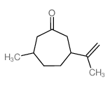 Cycloheptanone,3-methyl-6-(1-methylethenyl)-, cis- (9CI) picture