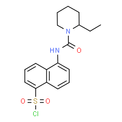 5-[(2-ETHYL-PIPERIDINE-1-CARBONYL)-AMINO]-NAPHTHALENE-1-SULFONYL CHLORIDE picture