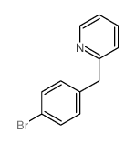 2-[(4-bromophenyl)methyl]pyridine structure