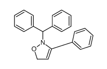 2-benzhydryl-3-phenyl-5H-1,2-oxazole Structure