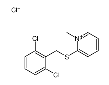 2-[(2,6-dichlorophenyl)methylsulfanyl]-1-methylpyridin-1-ium,chloride Structure