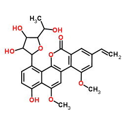 褐黄癌菌素V结构式