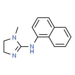 1H-Imidazol-2-amine,4,5-dihydro-1-methyl-N-1-naphthalenyl-(9CI)结构式