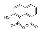 1,8-dinitronaphthalen-2-ol Structure