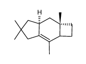 2,6,10,10-tetrmethyltricyclo<6.3.0.03,6>undec-1-ene Structure