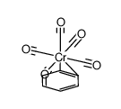 Cr(carbonyl)5(η2-benzene)结构式