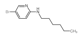 5-溴-N-己基吡啶胺结构式