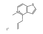 4-Allyl-5-methyl-thieno[3,2-c]pyridinium-iodid Structure