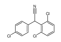 2,6-Dichloro-α-(4-chlorophenyl)benzeneacetonitrile structure