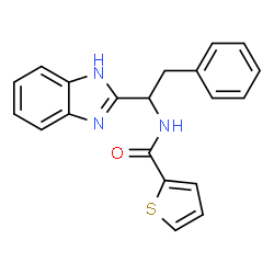 N-(1-(1H-benzo[d]imidazol-2-yl)-2-phenylethyl)thiophene-2-carboxamide picture