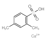 Benzenesulfonic acid, 2,4-dimethyl-, calcium salt (2:1) Structure