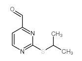 2-异丙基磺酰基嘧啶-4-甲醛结构式