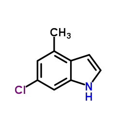 6-Chloro-4-methyl-1H-indole Structure