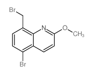 5-溴-8-(溴甲基)-2-甲氧基喹啉结构式