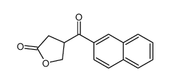 4-(naphthalene-2-carbonyl)oxolan-2-one Structure