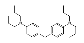 4-[[4-(dipropylamino)phenyl]methyl]-N,N-dipropylaniline结构式