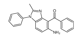 (5-amino-2-methyl-1-phenylbenzimidazol-4-yl)-phenylmethanone Structure