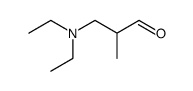 α-Diethylaminomethyl-propionaldehyd Structure