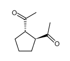 rel-(1R,2R)-1,2-diacetylcyclopentane结构式