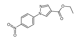 ethyl 1-(4-nitrophenyl)-1H-pyrazole-4-carboxylate Structure