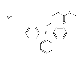 [5-(dimethylamino)-5-oxopentyl]-triphenylphosphanium,bromide Structure