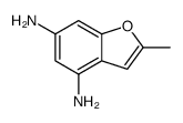 2-methyl-1-benzofuran-4,6-diamine Structure