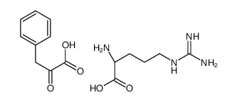 L-arginine mono(alpha-oxobenzenepropionate)结构式