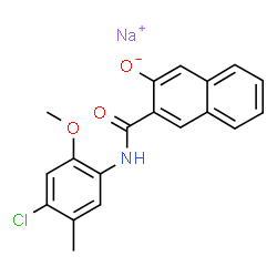 sodium N-(4-chloro-2-methoxy-5-methylphenyl)-3-hydroxynaphthalene-2-carboxamidate picture