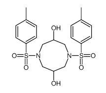 1,5-bis-(4-methylphenyl)sulfonyl-1,5-diazocane-3,7-diol结构式