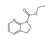 2,3-dihydro-pyrrolo[2,3-b]pyridine-1-carboxylic acid ethyl ester结构式