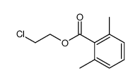 2,6-Dimethyl-benzoesaeure-(2-chlor-ethylester)结构式