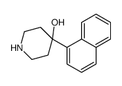 4-HYDROXY-4-(1-NAPHTHYL)PIPERIDINE结构式