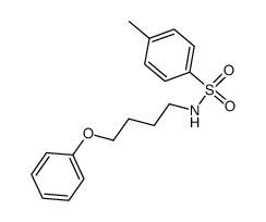 4-methyl-N-(4-phenoxybutyl)benzenesulfonamide Structure