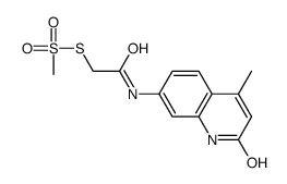 Carbostyril 124 N-Carboxymethyl Methanethiosulfonate structure