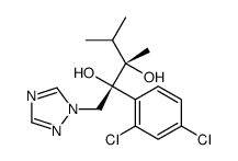 (3R,2S)-2-(2,4-dichlorophenyl)-3,4-dimethyl-1-(1H-1,2,4-triazol-1-yl)-2,3-Pentanediol Structure