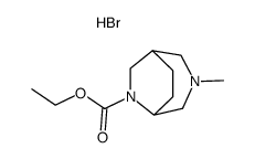 6-carbethoxy-3-methyl-3,6-diazabicyclo<3.2.2>nonane hydrobromide结构式