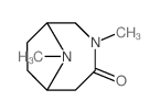 3,9-Diazabicyclo[4.2.1]nonan-4-one,3,9-dimethyl-结构式