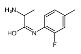 N~1~-(2-fluoro-4-methylphenyl)alaninamide(SALTDATA: HCl) Structure