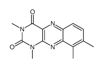 1,3,8,9-tetramethylbenzo[g]pteridine-2,4-dione结构式